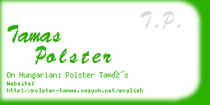 tamas polster business card